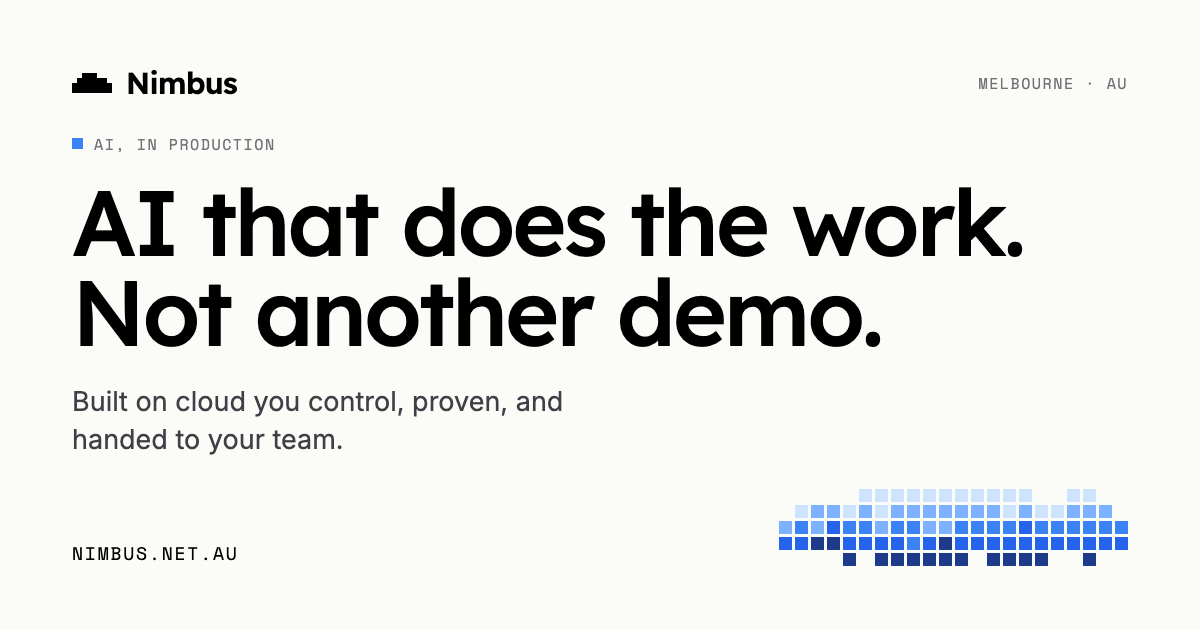 Nimbus · AI implementation for Australian SMEs